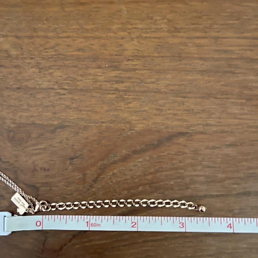 Kate Space ‘E’ rose gold pendant necklace - Picture 5 of 6